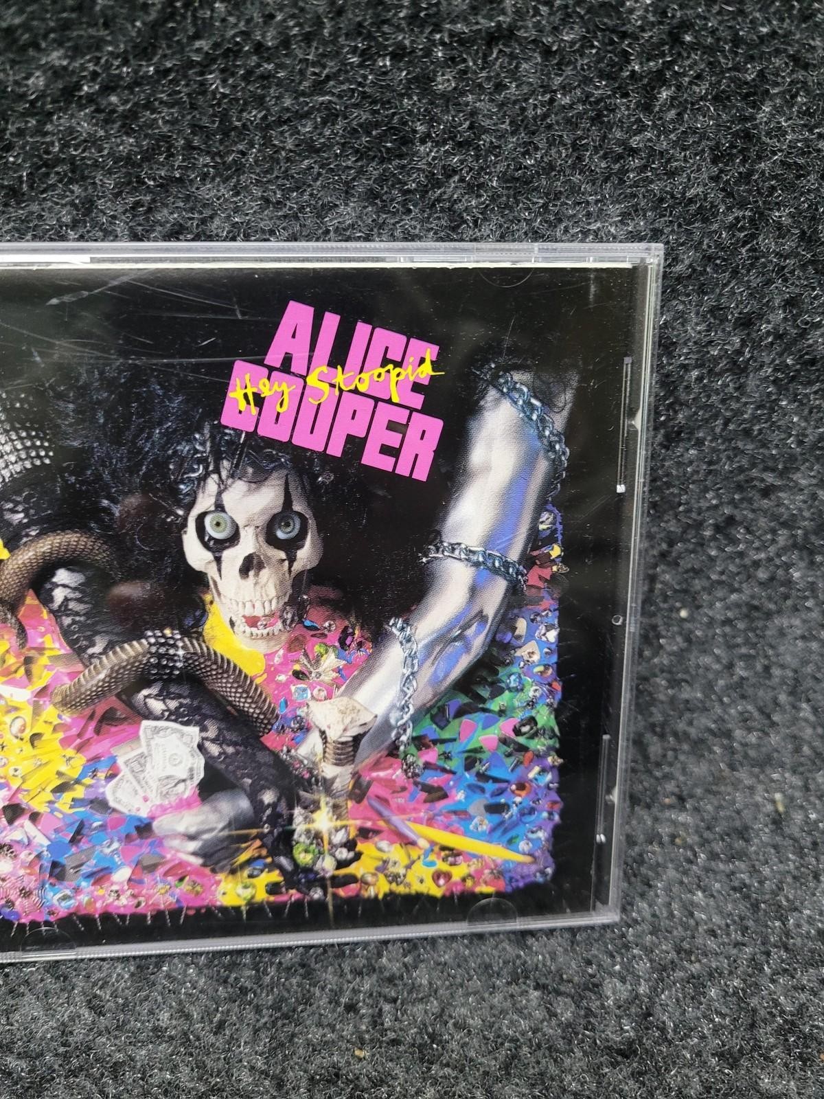 Alice Cooper CD Hey Stoopid Hard Rock Glam Metal Album 1991 Epic Rock Music