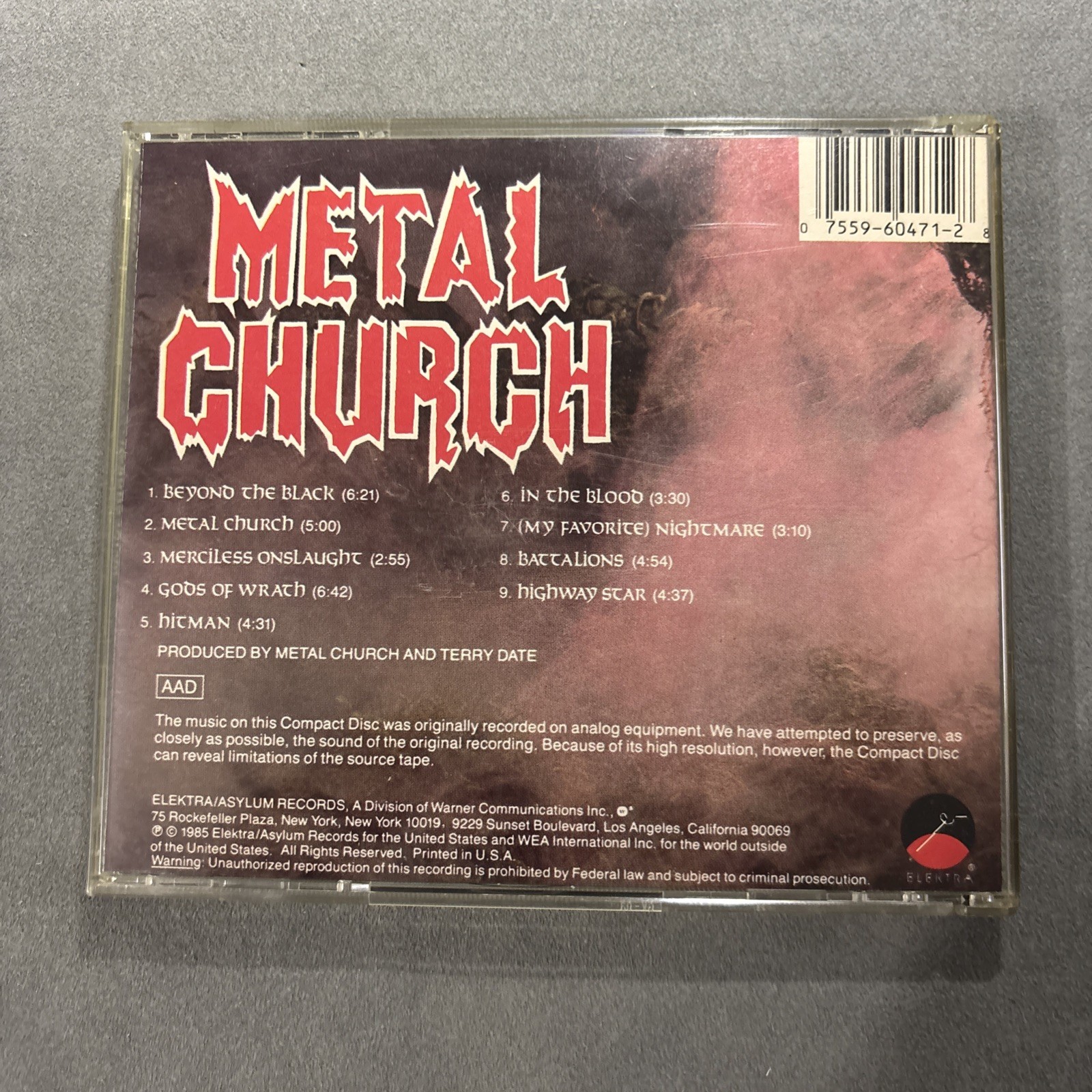 Metal Church - Metal Church 1987 Heavy Metal Power Metal