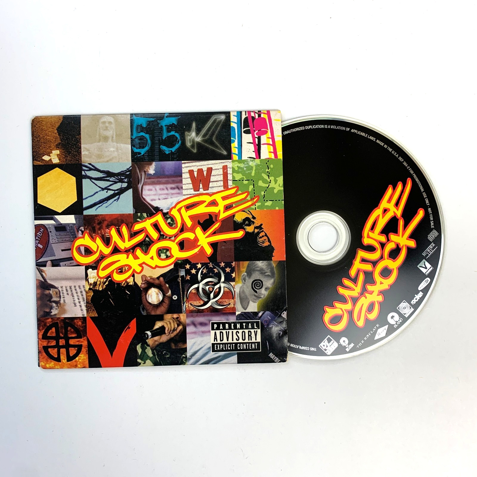 Def Jam - Culture Shock Sampler (CD, 1999) - NO CASE, EPMD, Bob Marley, Redman +