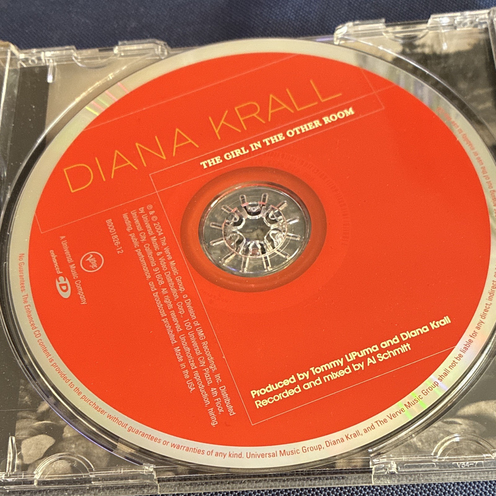 Diana Krall The Girl in the Other Room CD Album 2004 Vocal Jazz Verve Enhanced