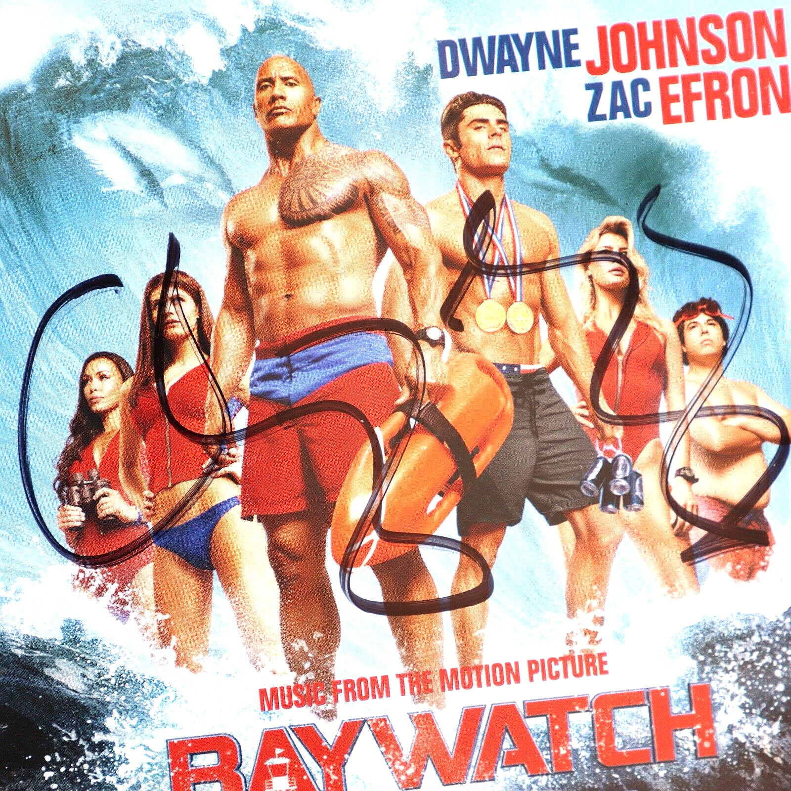 Baywatch Soundtrack CD Autographed 2017 Lennertz La-La Land Records LE 3000