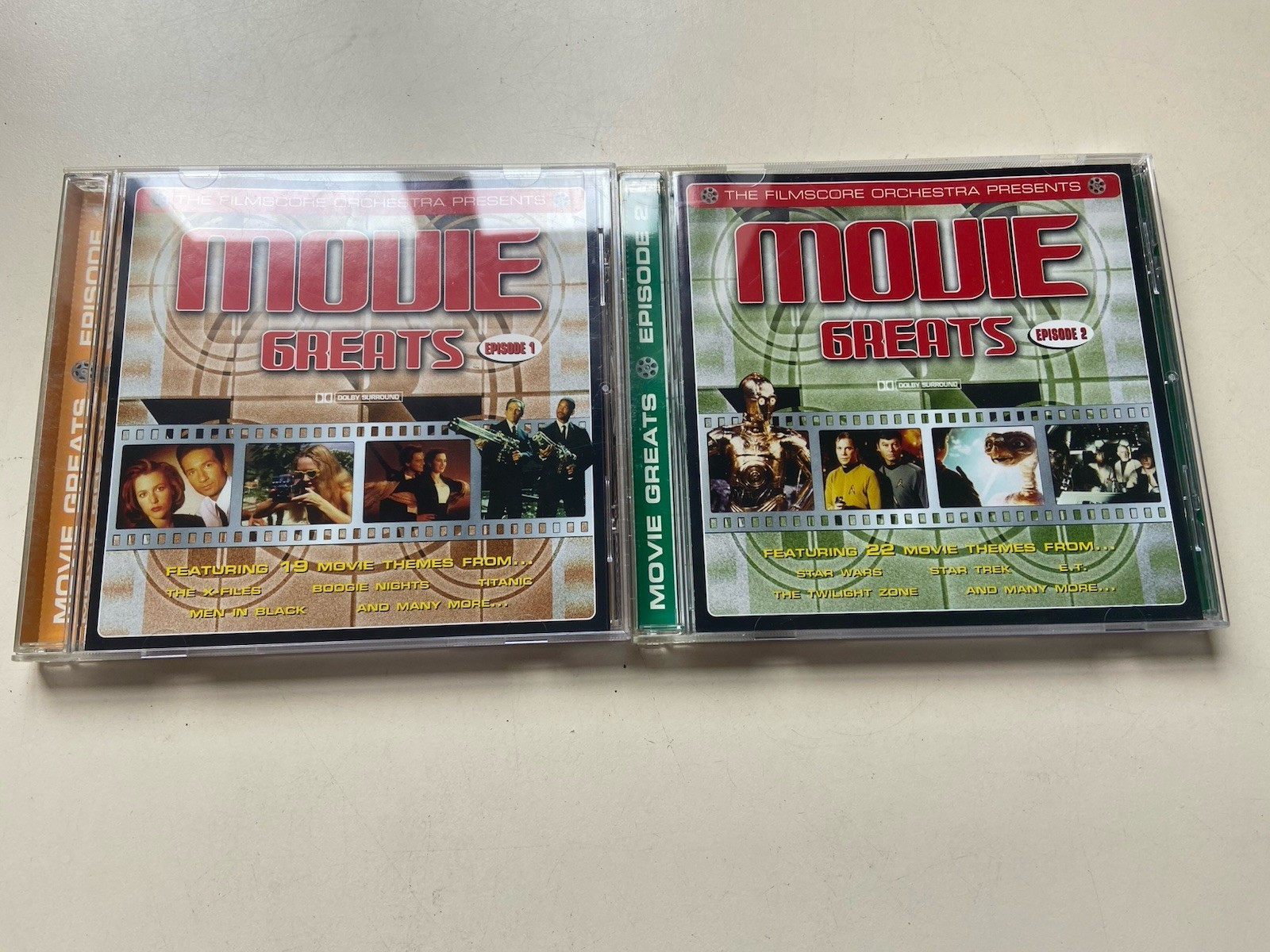 Film Score Orchestra - Movie Greats CD Episodes 1 & 2 Both Tested Both Excellent