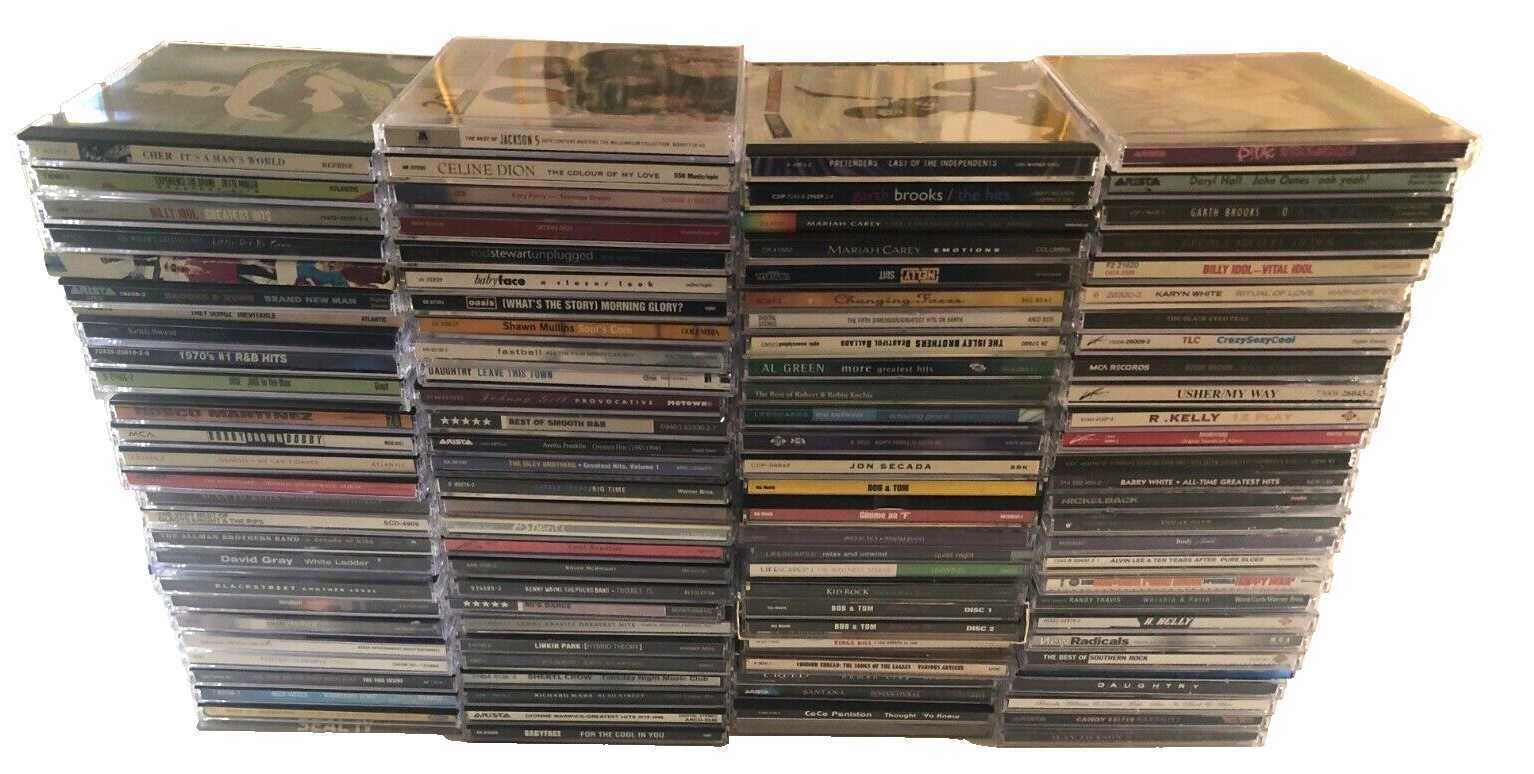 CD's Pick Choose your own-Country, Rock, Rap, R&B and more-Combined S/H Lot#1
