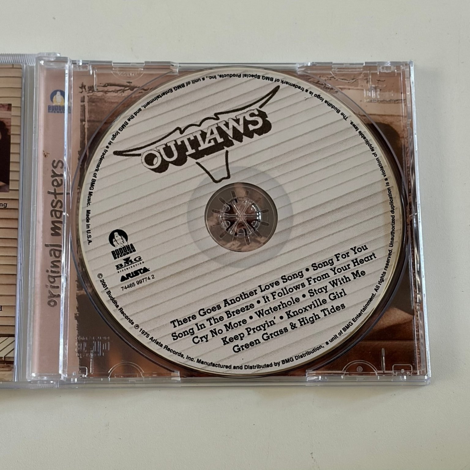 Outlaws – Original Masters CD 2001 Southern Rock Arista Buddha Records