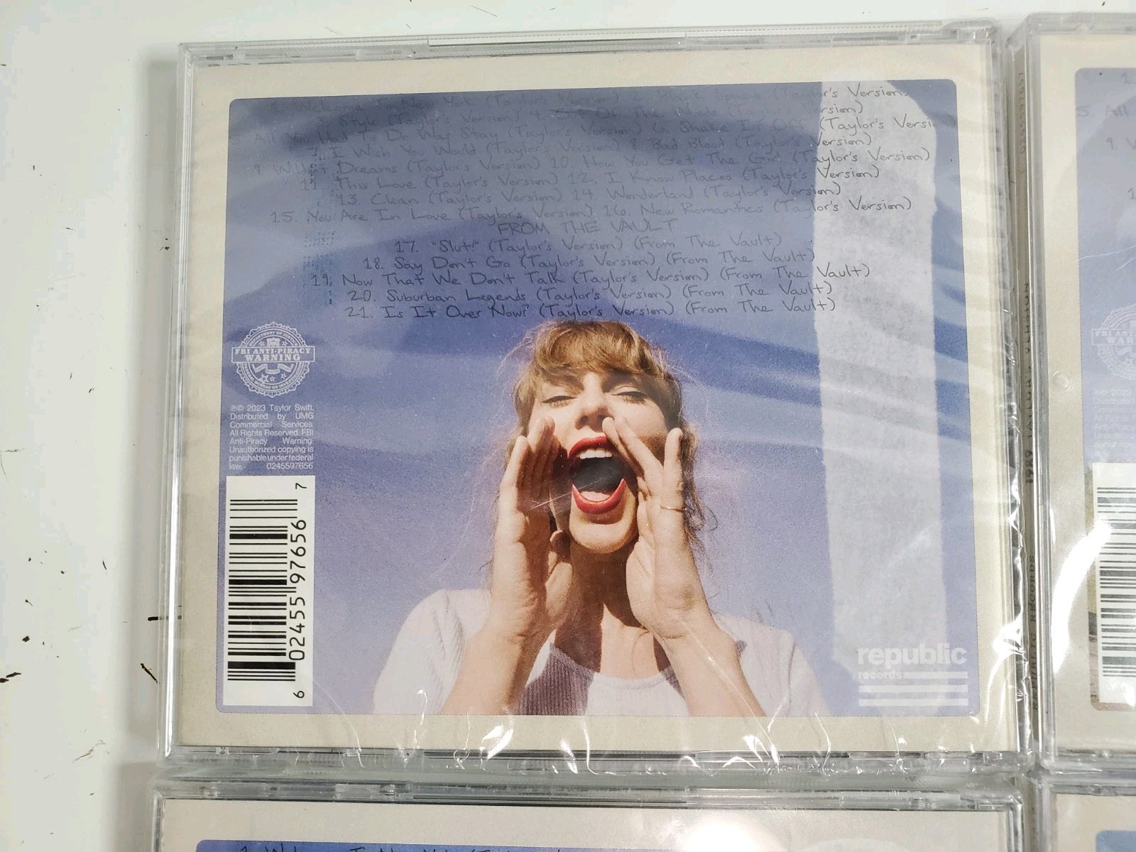 Taylor Swift 1989 Taylor’s Version 4 CD Bundle SEALED NEW - Case Damage