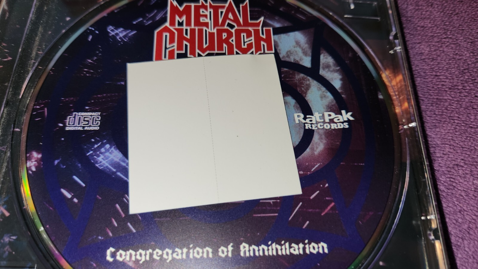 METAL CHURCH: Congregation Of Annihilation CD 2023 Rat Pak Records with sticker