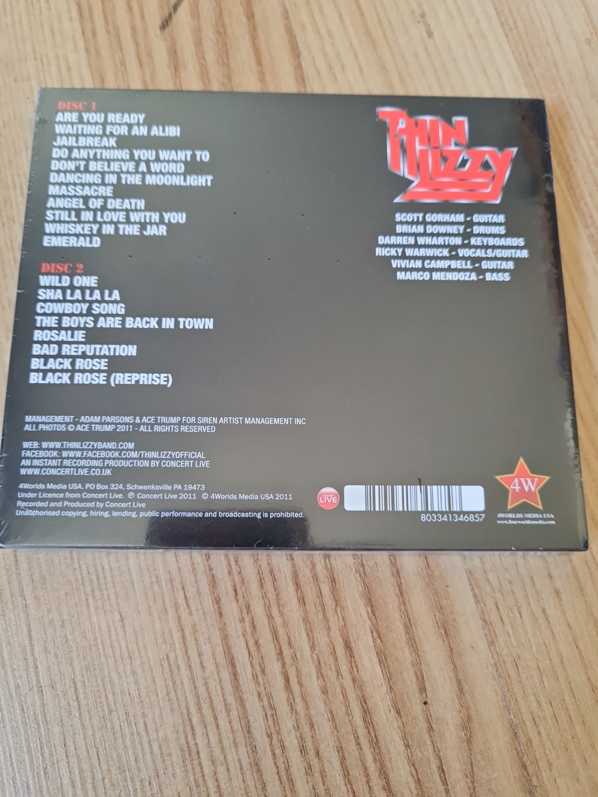 THIN LIZZY - Live At Hammersmith - 2 CD - NEW , SEALED