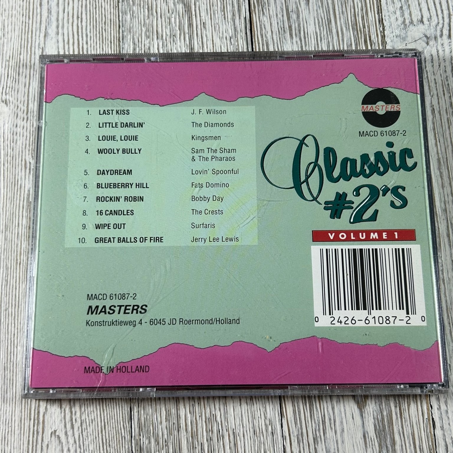 Classic #2's Volume 1 CD 1990s Rock 'n' Roll Masters Holland Import
