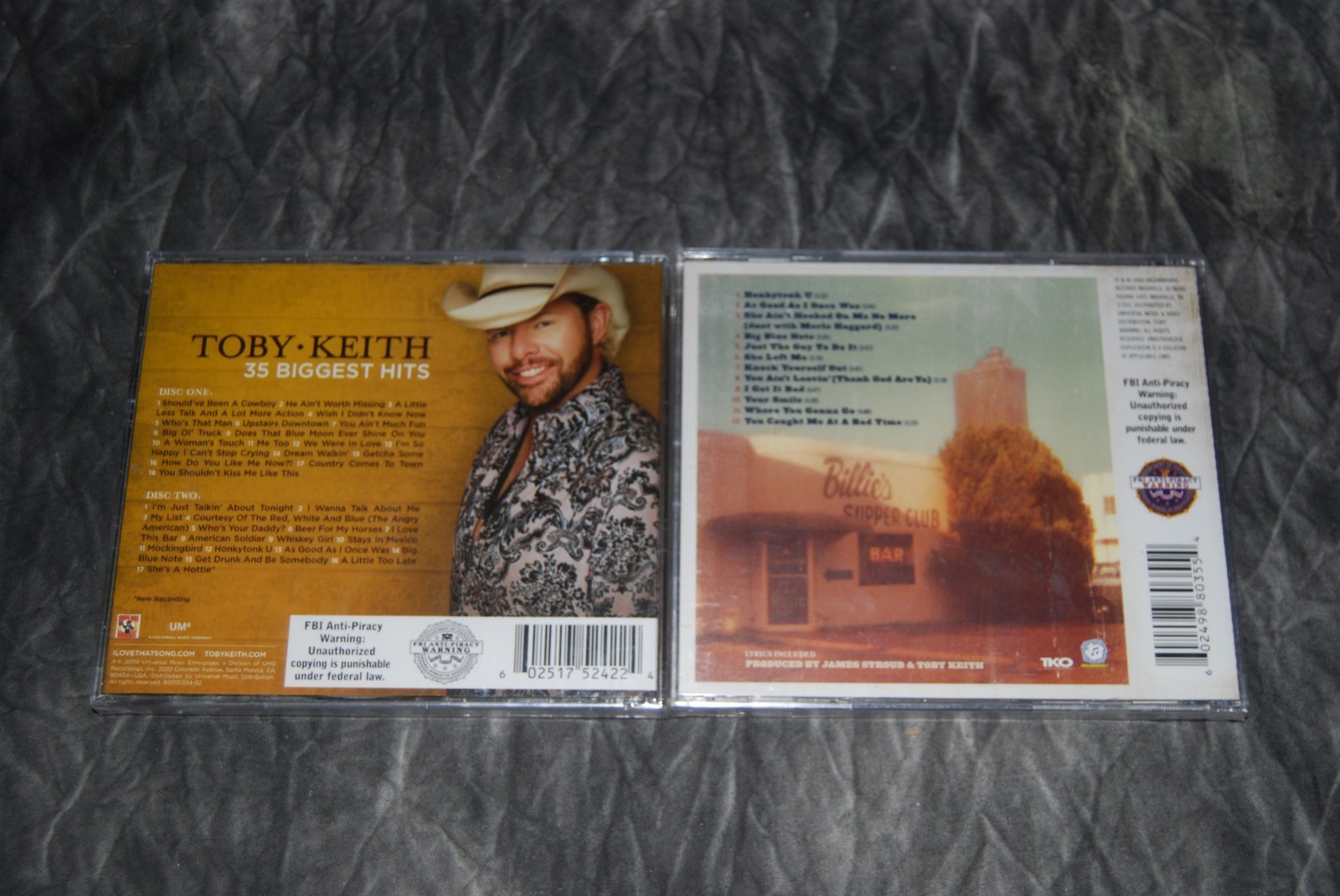 Lot of 2 Toby Keith CDs : Honkytonk University & 35 Biggest Hits CD New Sealed