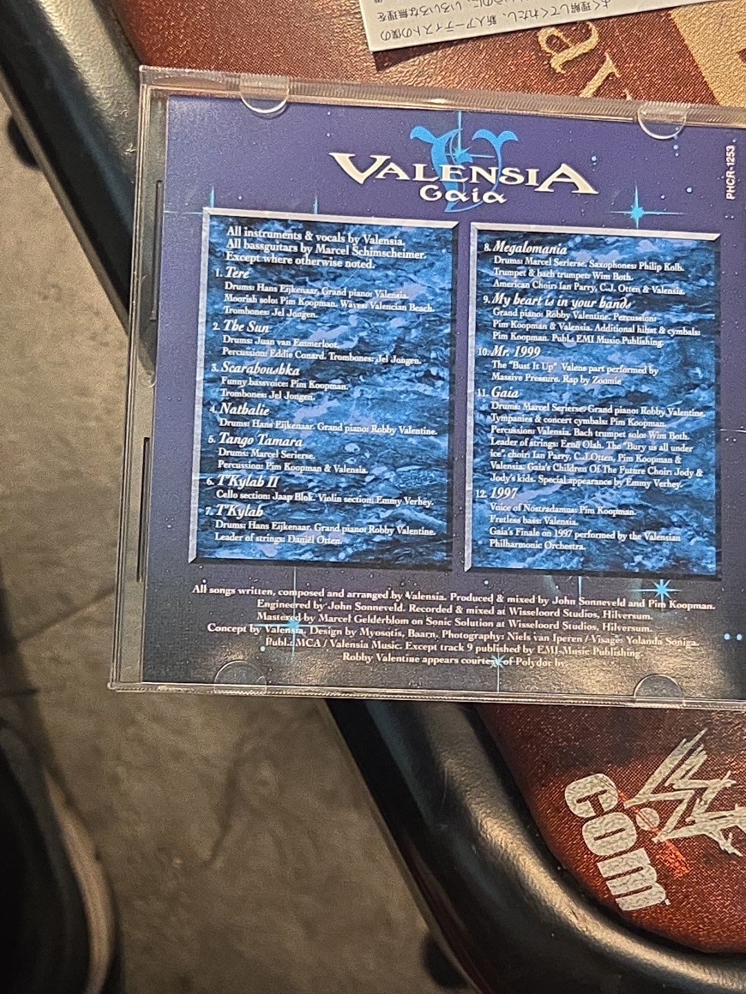 Valensia Gaia Japan CD OBI PHCR-1253 White Disc 1st Press Queen Robby Valentine