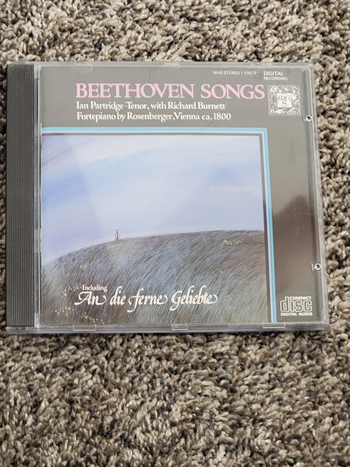 Beethoven Songs CD Ian Partridge Tenor MHS 11067F Digital Recording