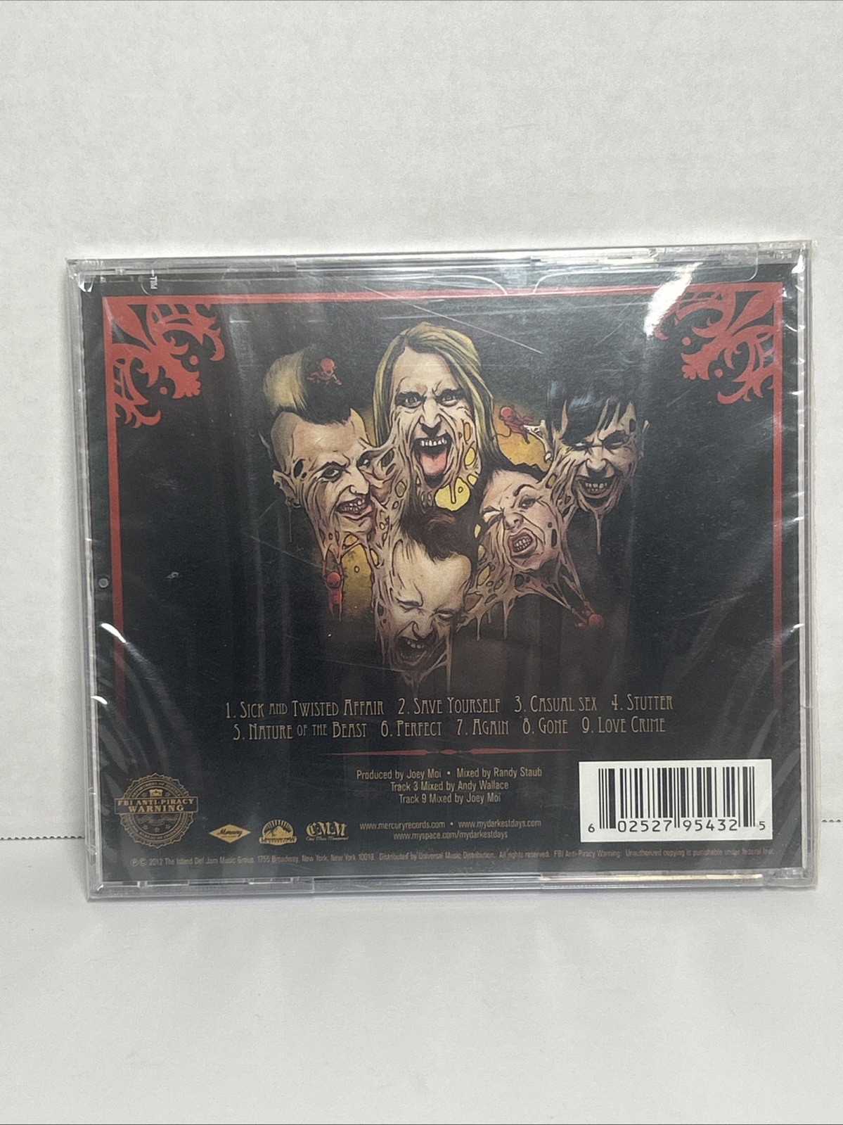 Sick & Twisted Affair by My Darkest Days CD 2012 Mercury Records Rare HTF *NEW