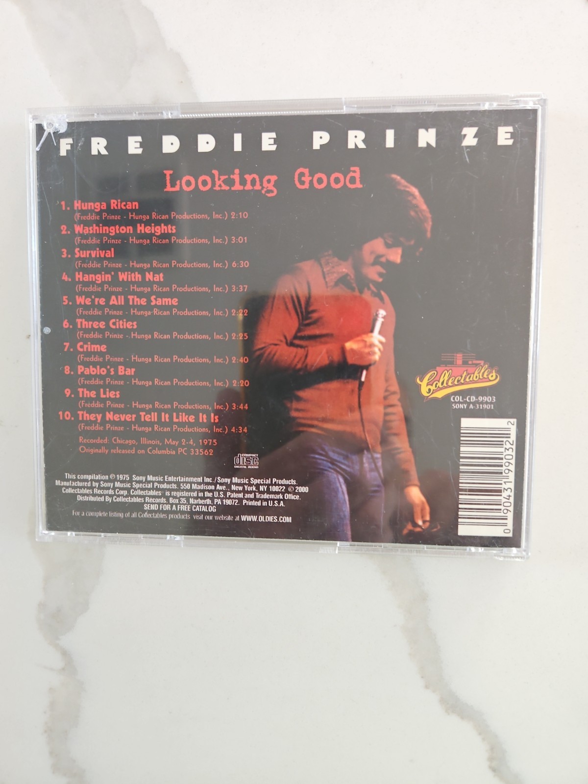 FREDDIE PRINZE / LOOKING GOOD *VERY RARE HARD TO FIND CD ON COLLECTABLES LABEL