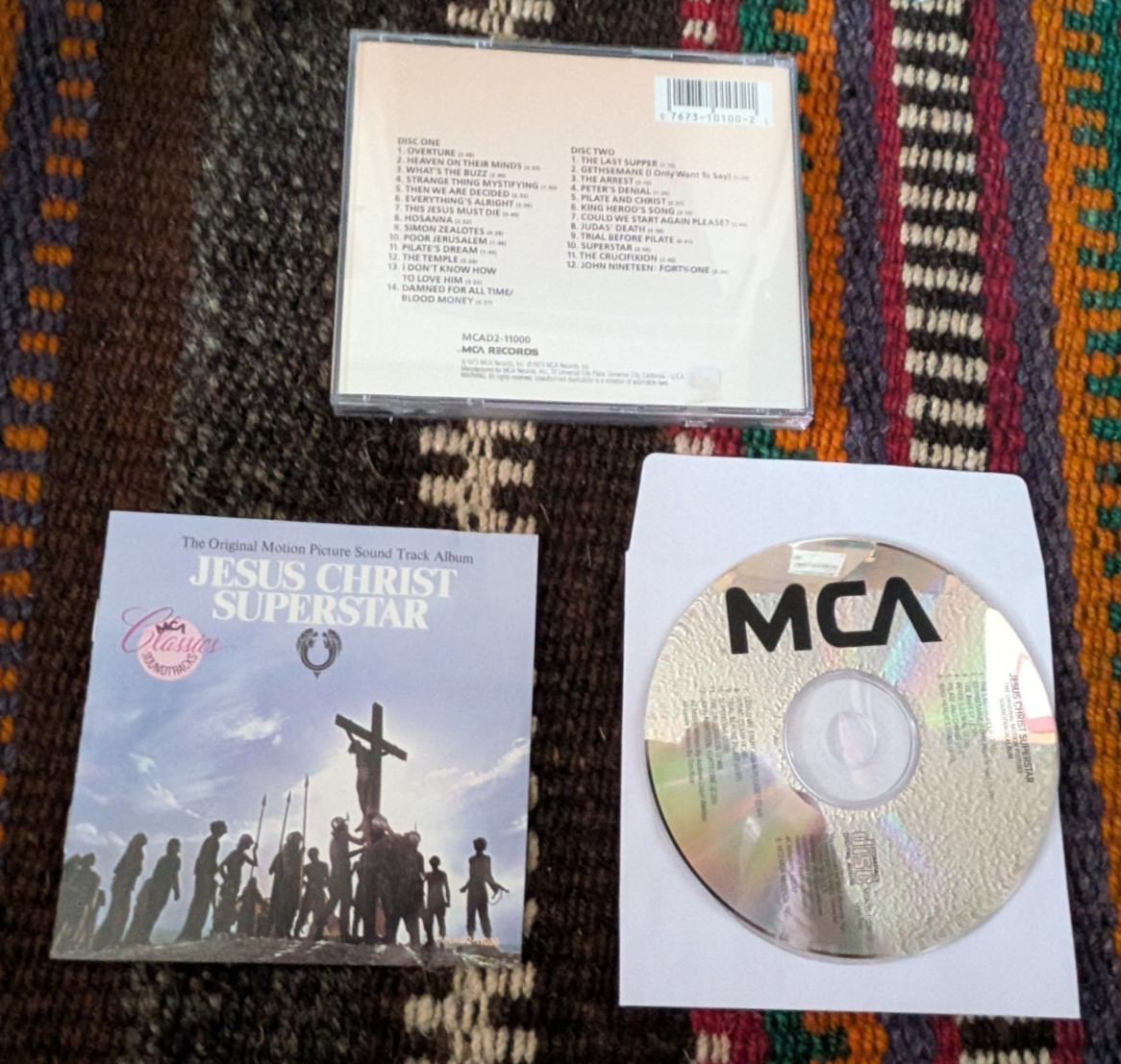 CD Jesus Christ Superstar Original Motion Picture Sound Track (1973 2 Discs) EX