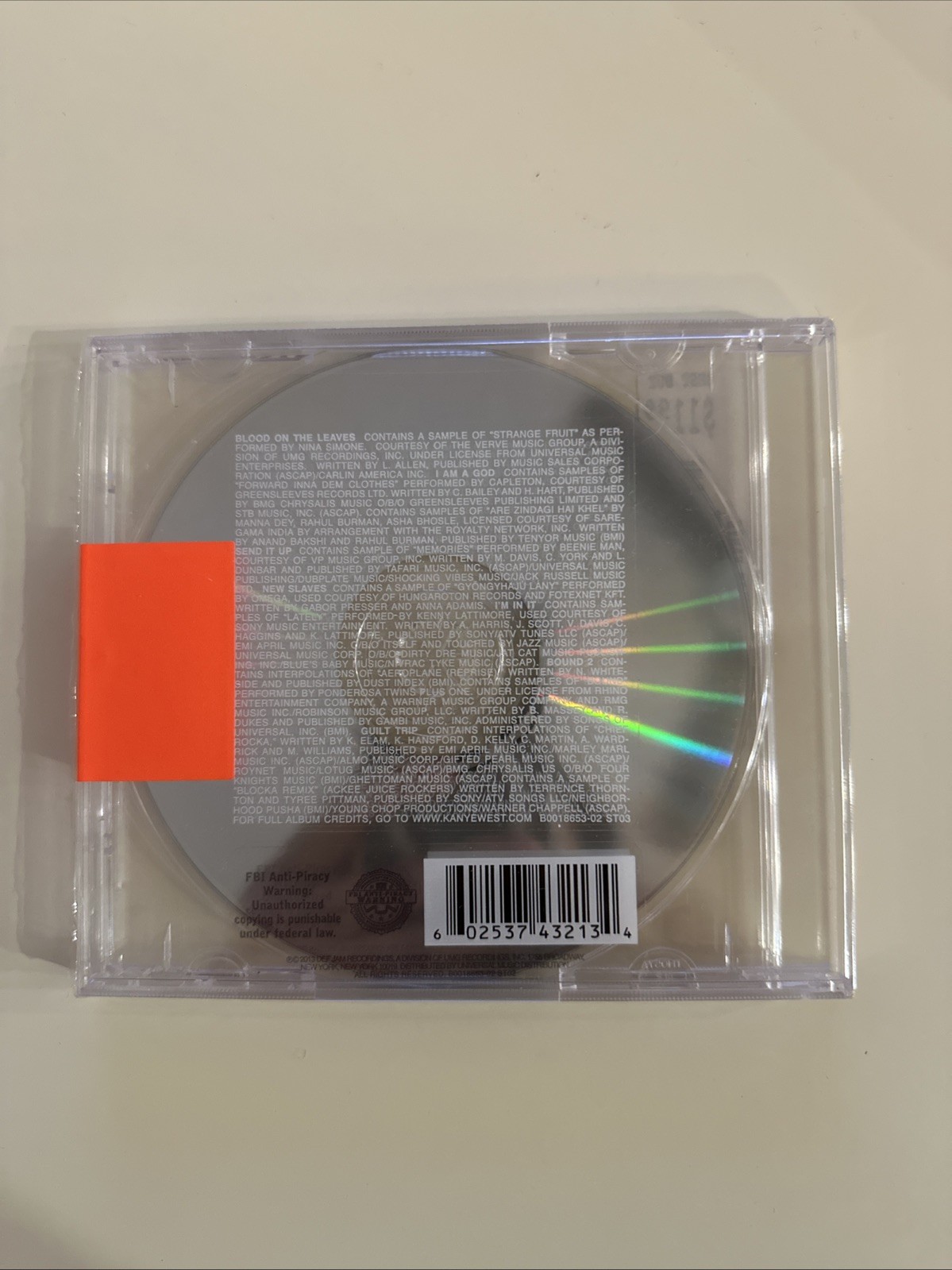 Kanye West Yeezus CD 2013 Sealed NOS Best Buy Sticker Rare