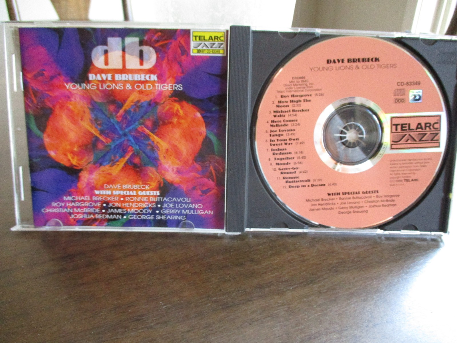 Dave Brubeck - Young Lions & Old Tigers - 1995 Telarc BMG CD Near Mint $1.95