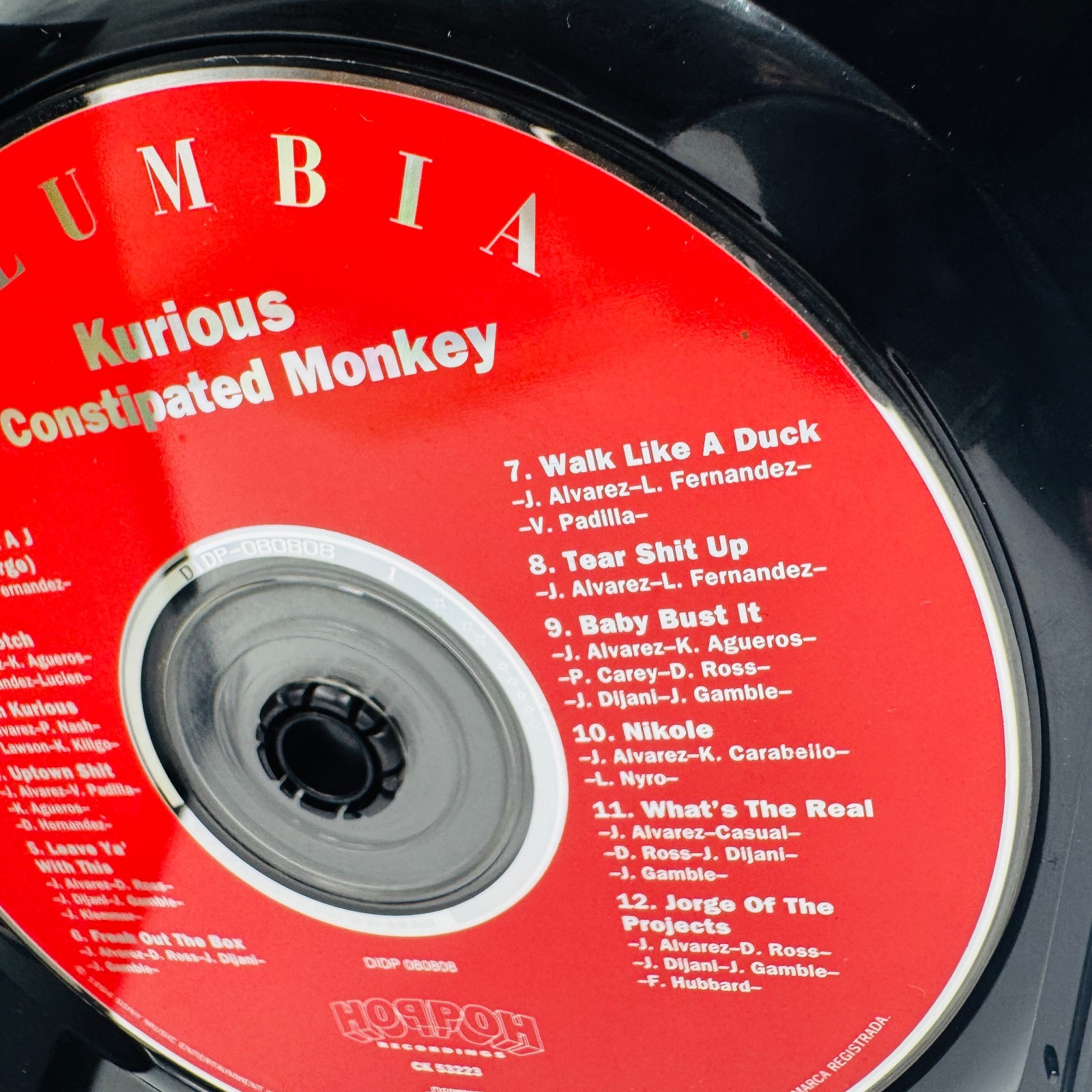 A Constipated Monkey Kurious (CD, Jan-1994, Sony Music Distribution) DISC ONLY