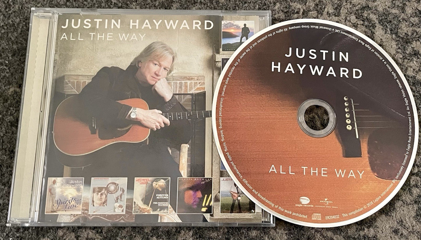 Justin Hayward All The Way (Greatest Hits) CD 15 Tracks 2016 Eagle Records OOP
