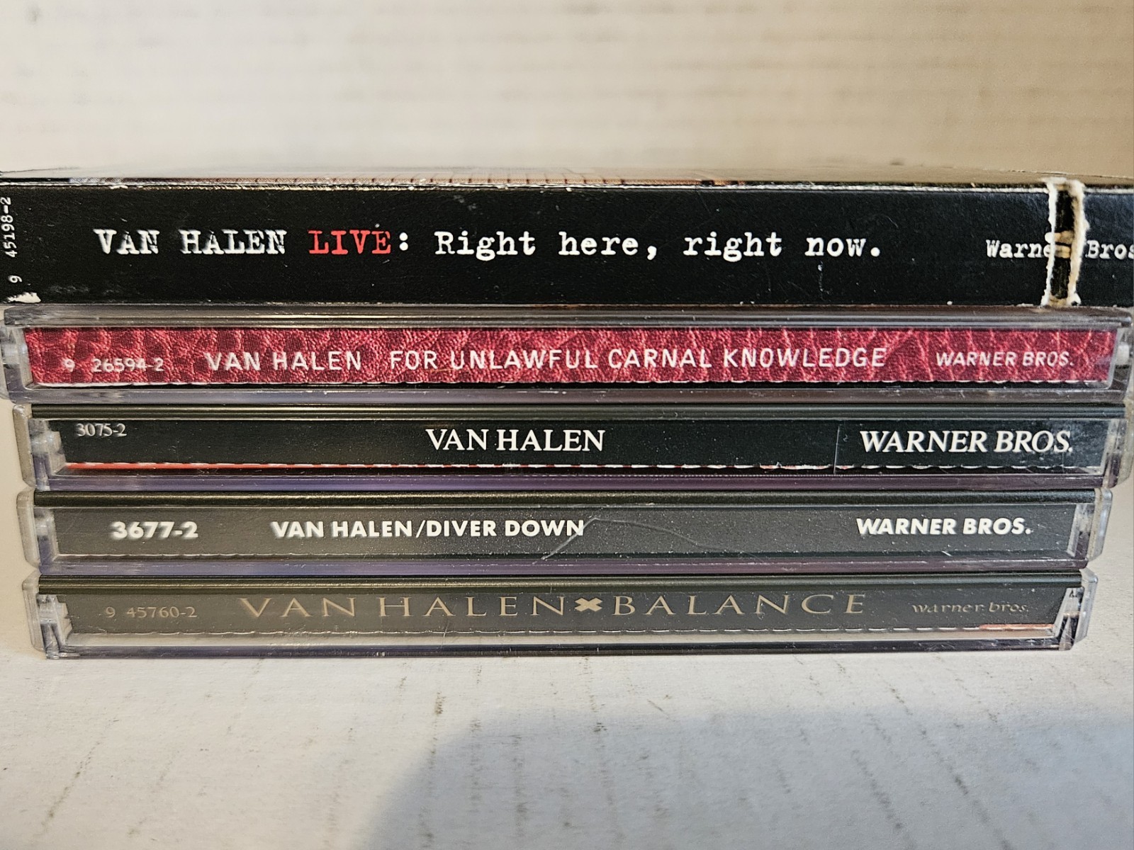 Van Halen CD Lot Of 5
