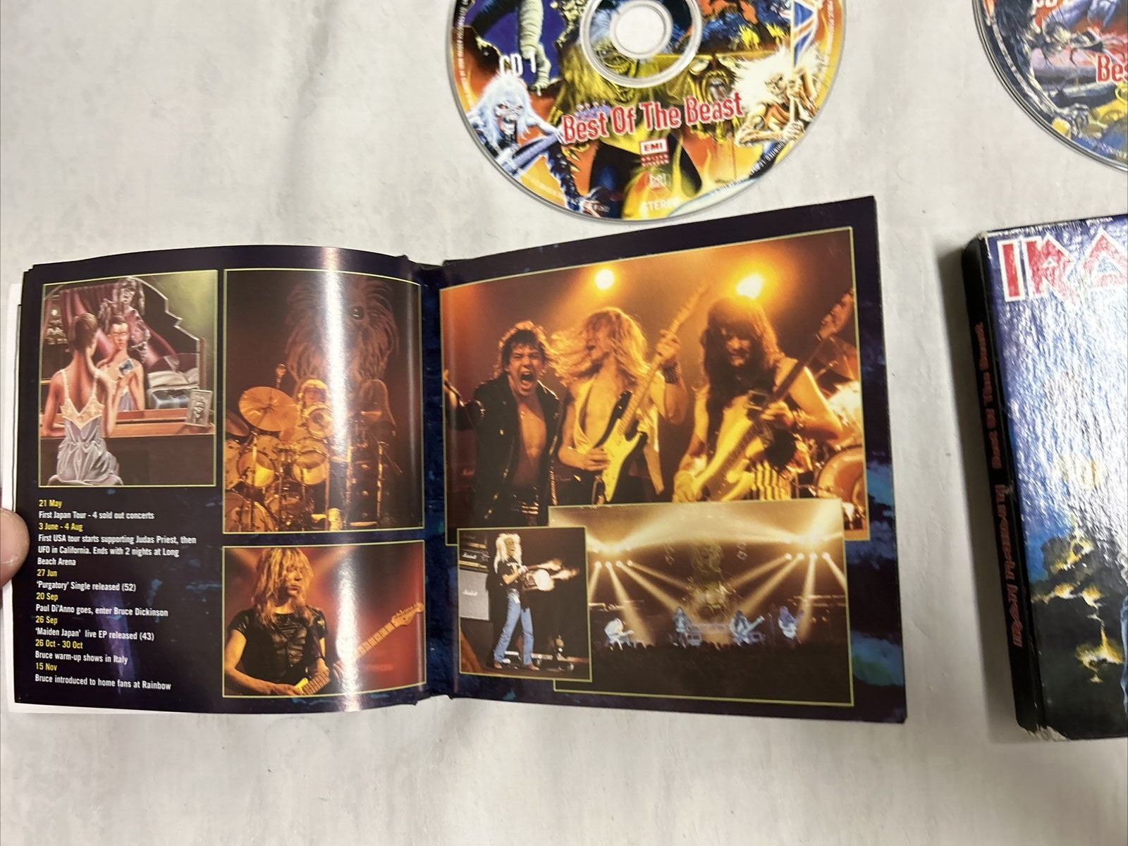 *RARE* IRON MAIDEN-BEST OF THE BEAST-1996 UK IMPORT 2-CD BOXSET WITH BOOKLET EMI