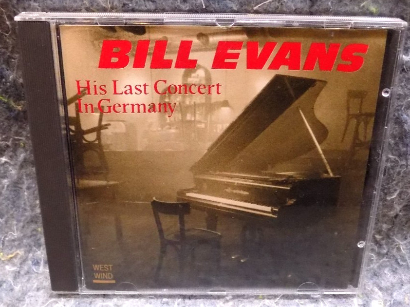 "Bill Evans: His Last Concert In Germany" Bill Evans CD West Wind (1989) NM-