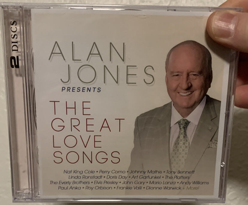 Alan Jones Presents The Great Love Songs 2 CD’s 2015 New Elvis John Denver