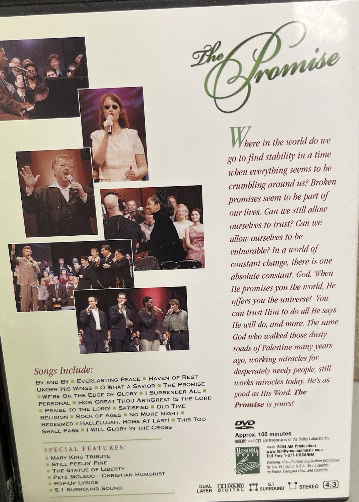 Seventh-day Adventist Musical DVDs Voice of Prophecy & The Melashenko Family, 5