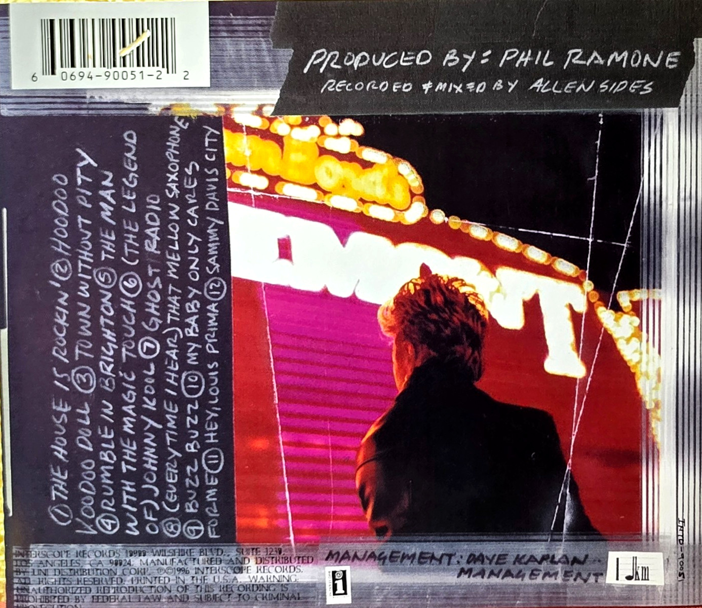 Brian Setzer Orchestra Guitar Slinger CD Interscope 1996 EXCELLENT / FREE SHIP