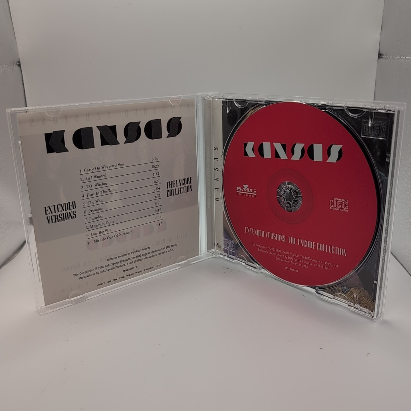 Live! Extended Versions by Kansas (CD, Mar-2000, BMG Special Products) - VG