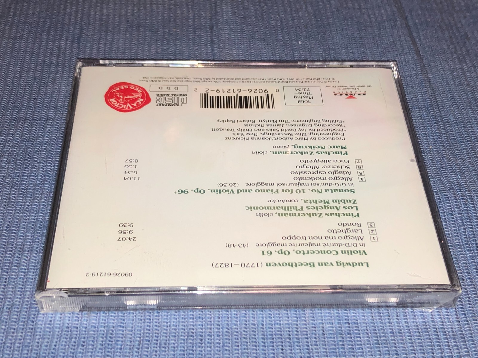 Beethoven Violin Concerto - Zubin Mehta - Los Angeles Philharmonic - New CD