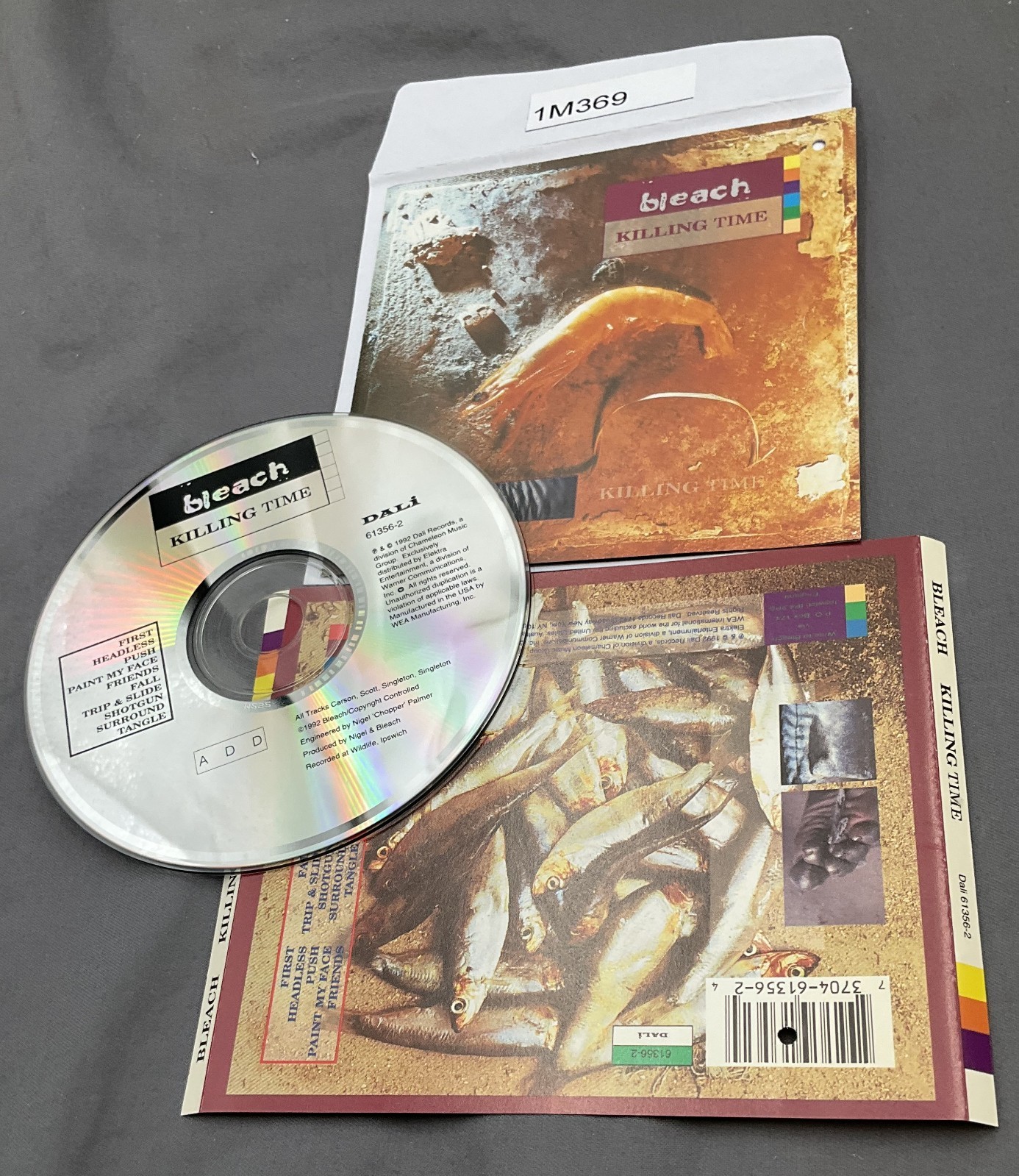 Killing Time by Bleach (CD, Aug-1992, Dali/Chameleon Records) No Case #1M369