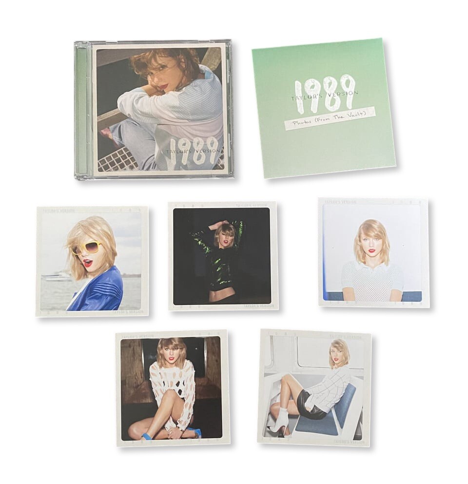 1989 Taylor's Version Aquamarine Green Deluxe CD New with Polaroids