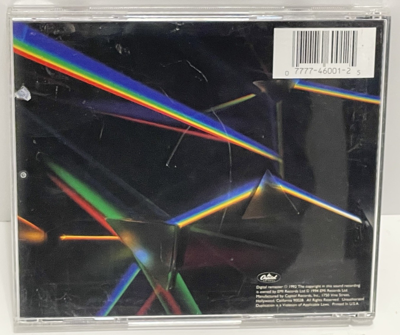 Dark Side of the Moon by Pink Floyd CD Digital Remastered Capital Records 1994