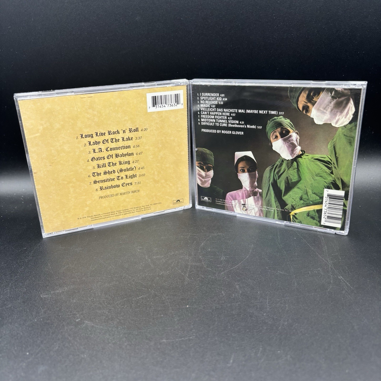 Rainbow Ritchie Blackmore CD Lot of 10 Great Collection Titles Listed in Details