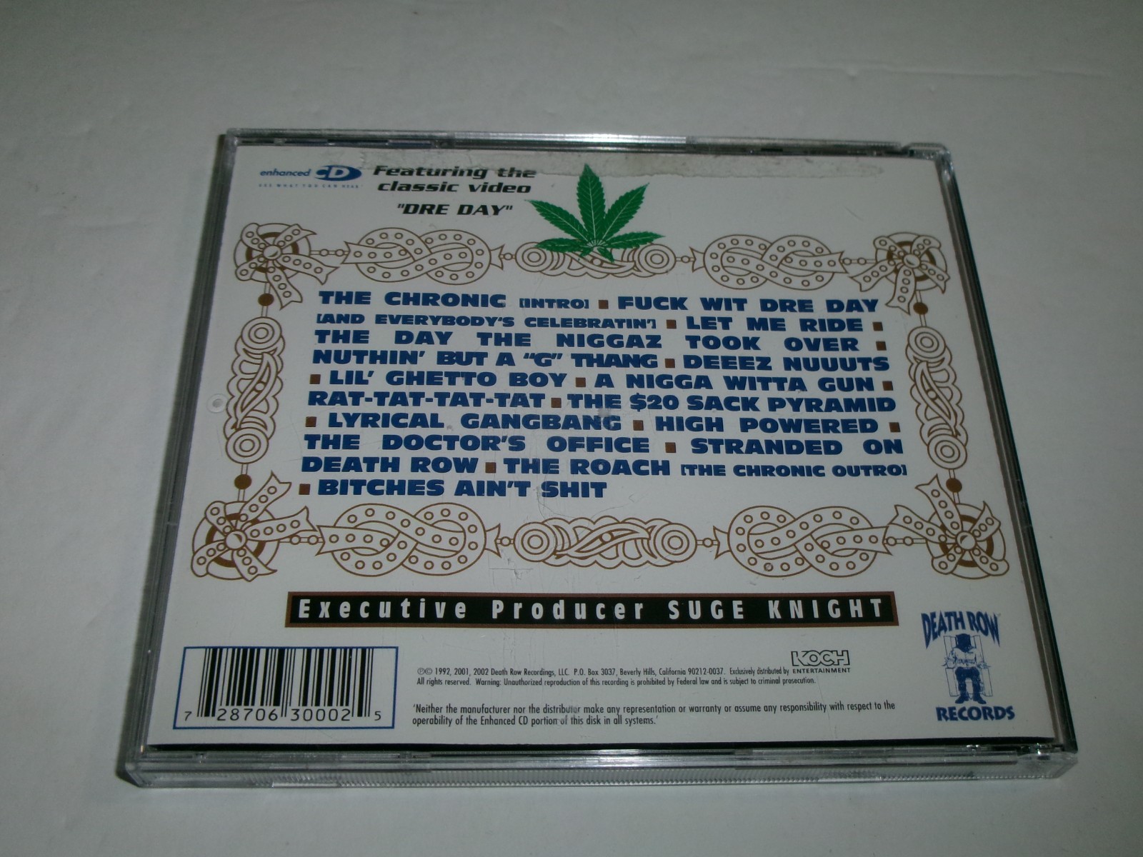 Dr Dre The Chronic CD Enhanced
