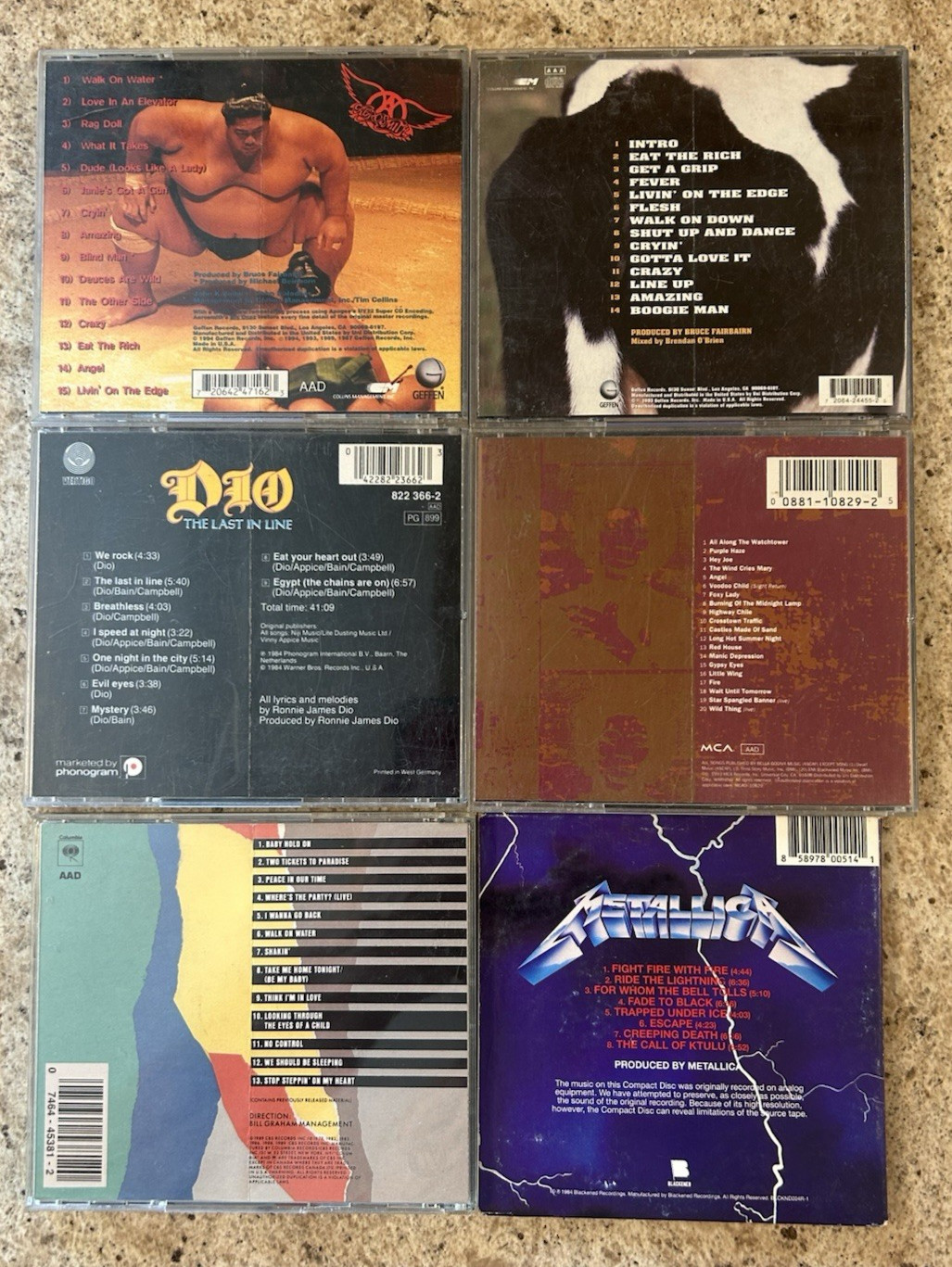 Hard Rock/Rock Music CD Lot Of 32 Different Titles (Mostly 1980’s Era)