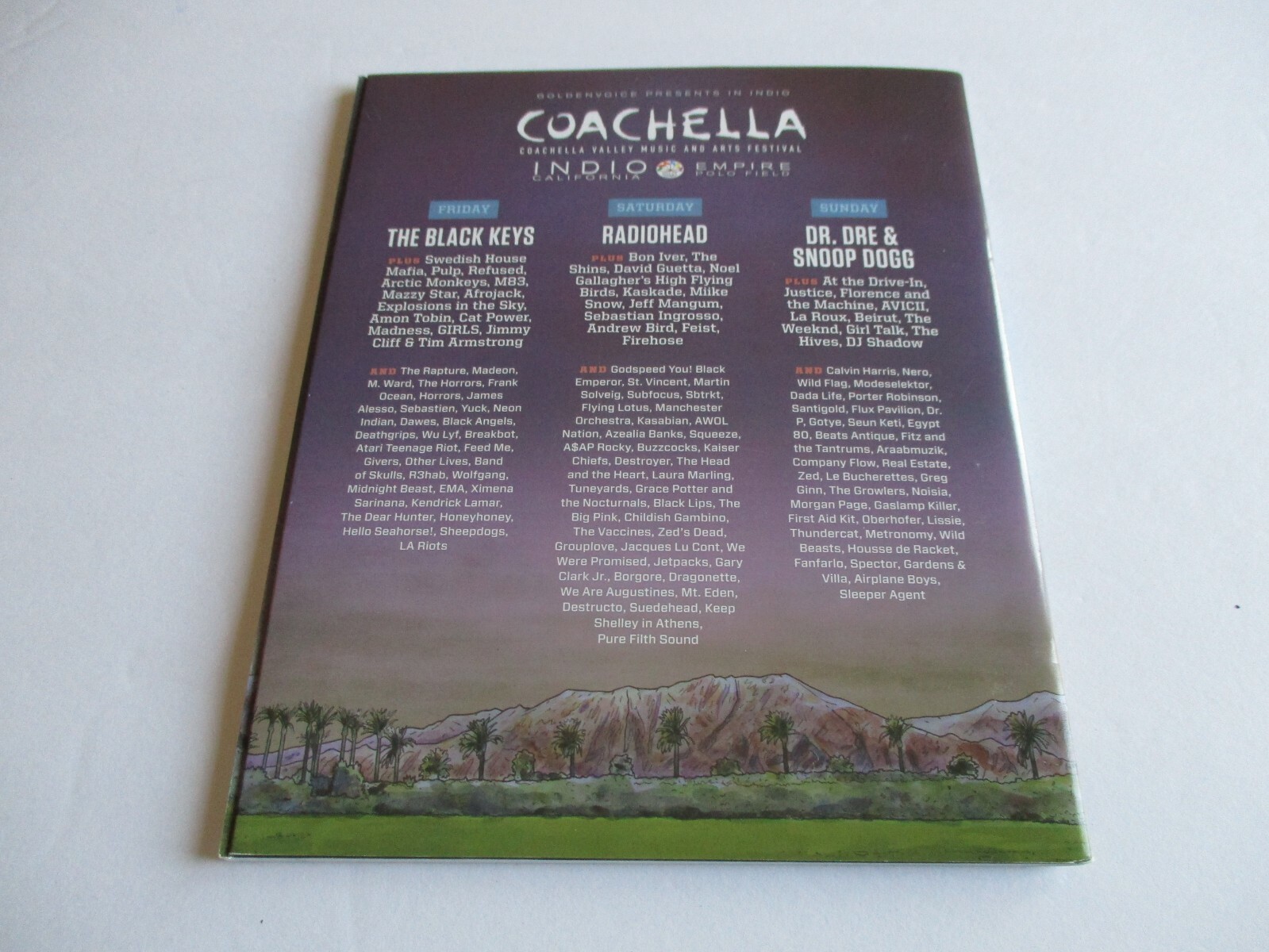 COACHELLA Record Store Day April 2012 CD Sampler + 32 Page Book Promo Only NEW