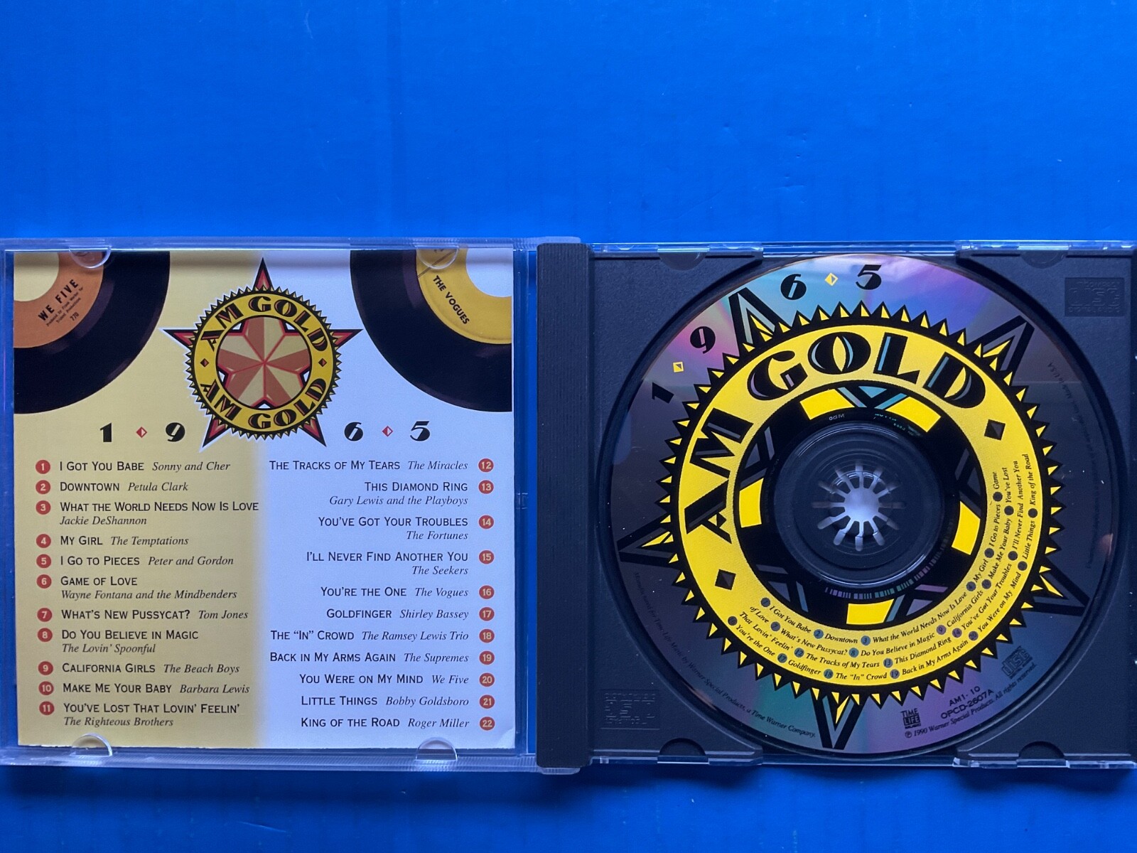 TIME-LIFE - AM Gold 1965 - Rock CD Temptations-Peter & Gordon-Beach Boys