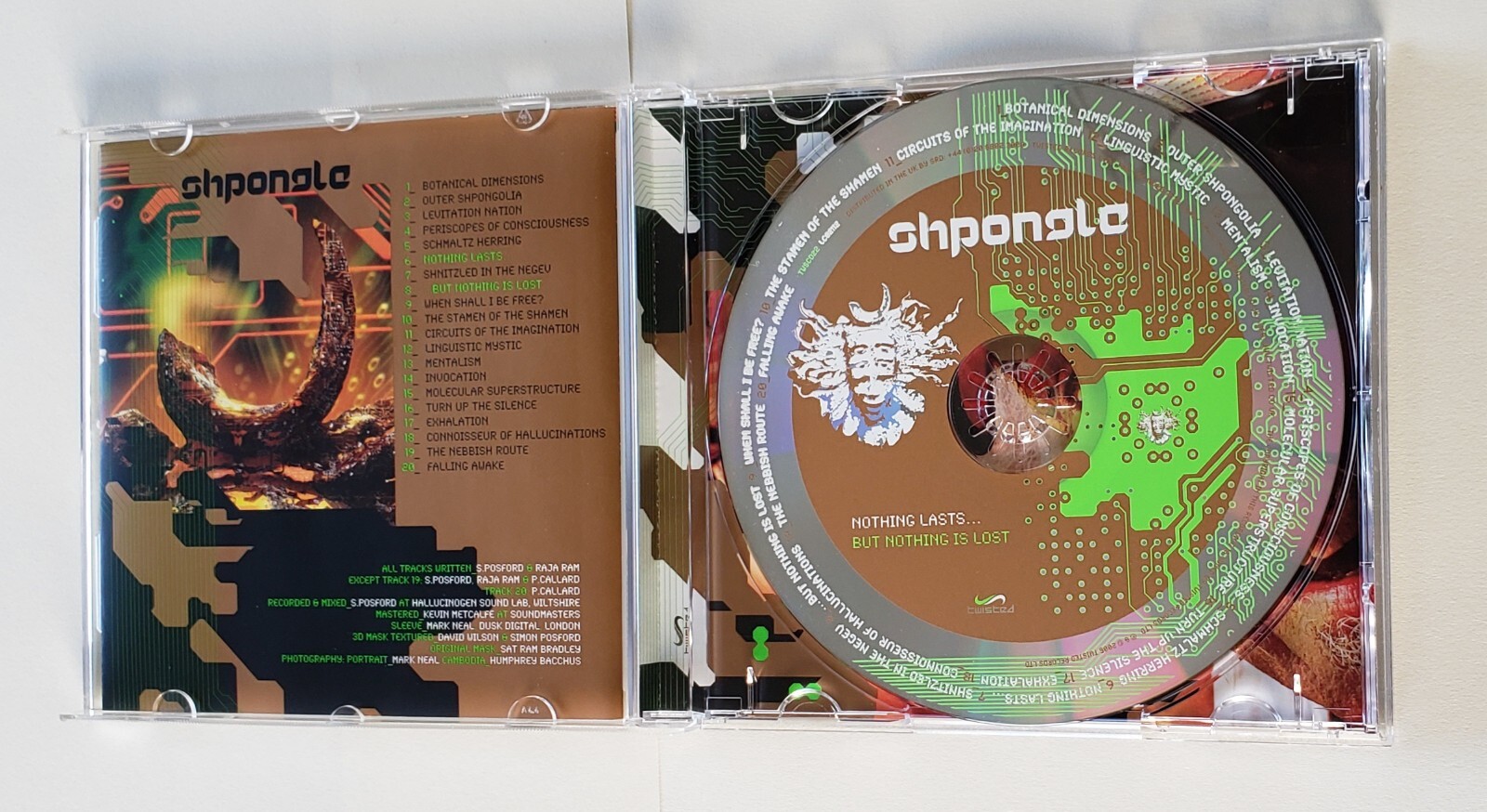 SHPONGLE - Nothing Lasts But Nothing Is Lost - CD - MPO France pressing