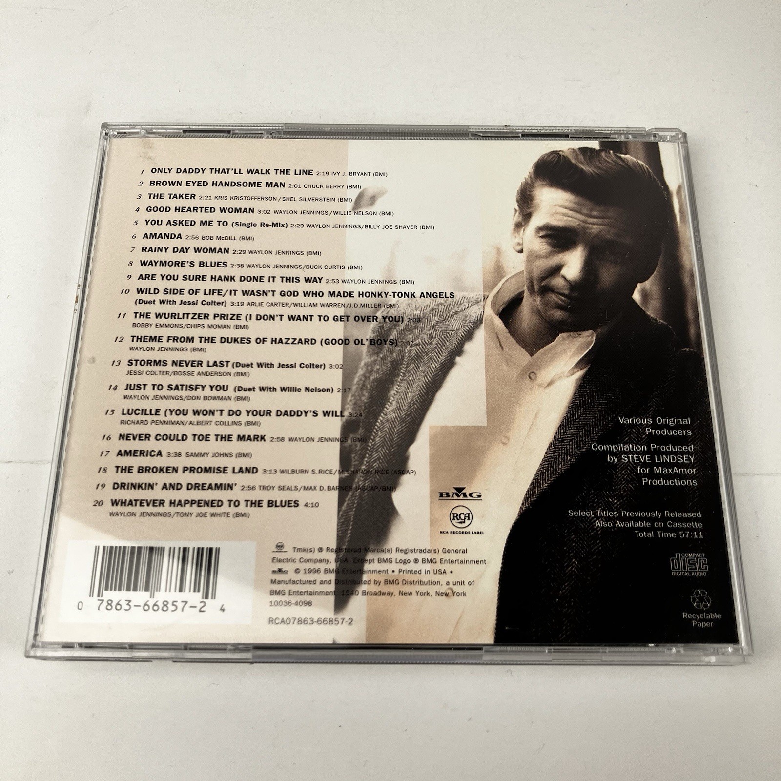 Classic Country CD Lot Of 9 / Outlaw Country / Waylon, Willie & Kristofferson