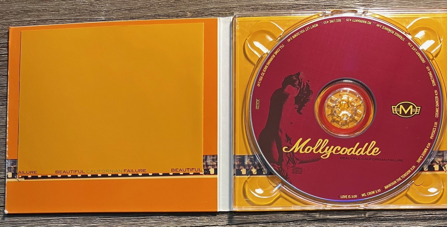 Mollycoddle– Beautiful Californian Failure CD tested Indie Rock Pop ONE SMITH (1