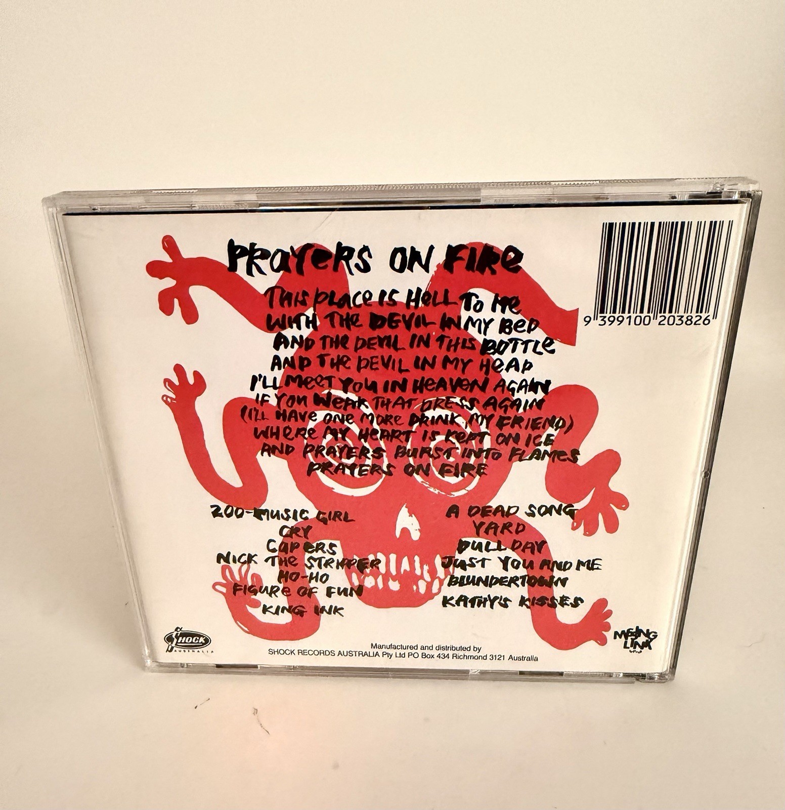 The Birthday Party - Prayers On Fire CD - Shock Records/Missing Link
