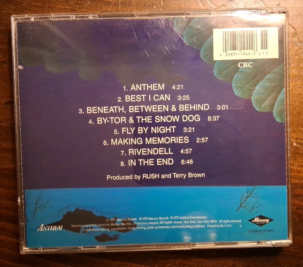 Fly by Night by Rush (CD Island/Mercury) Prog Rock