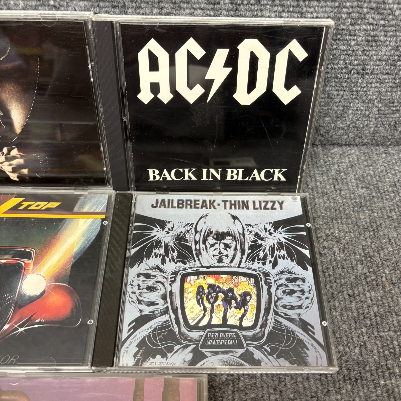 Classic Hard Rock CD Lot AC/DC ZZ Top Tesla Whitesnake Thin Lizzy
