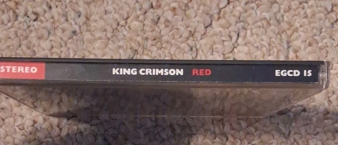 King Crimson Red - CD (1986) EGCD 15 JEM, Dream Theater, Progressive Rock