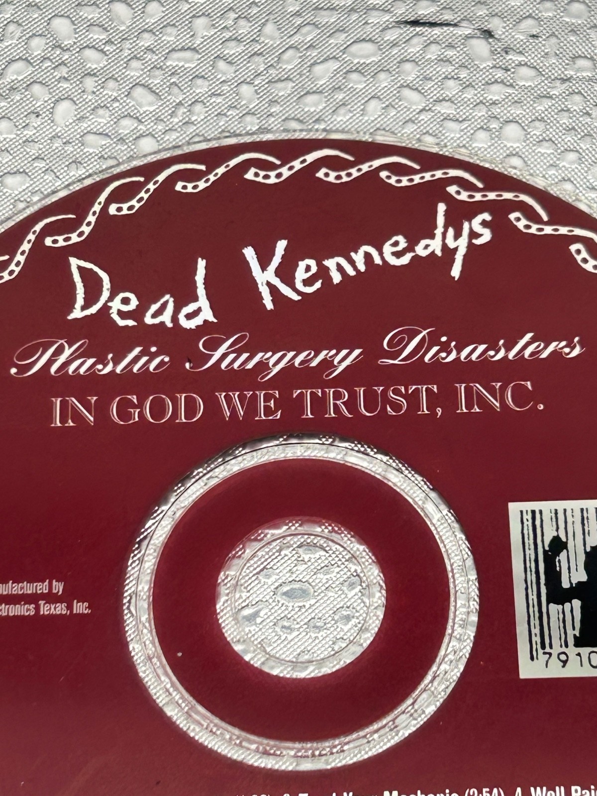 3 CD's The Dead Kennedys 04 Live At The Deaf Club 85 Frankenchrist 81 In God....