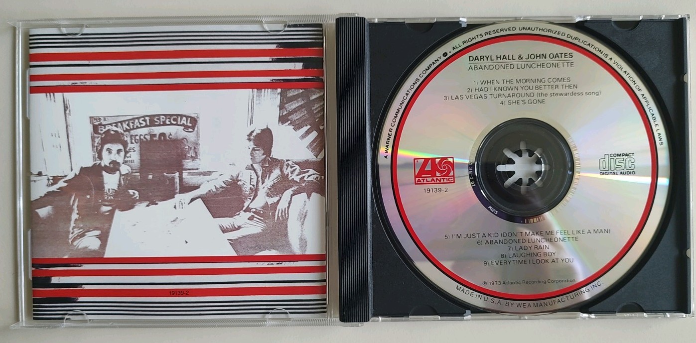 Daryl Hall & John Oates - 2 CD lot - Abandoned Luncheonette / Our Kind Of Soul