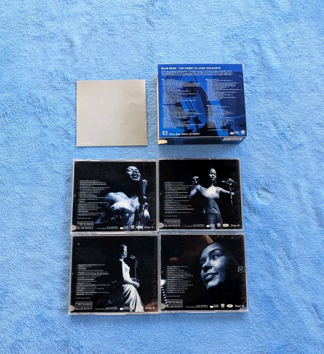 BLUE BOX 2 Finest In Jazz Vocalists 4 CD Box Set Blue Note Compilation