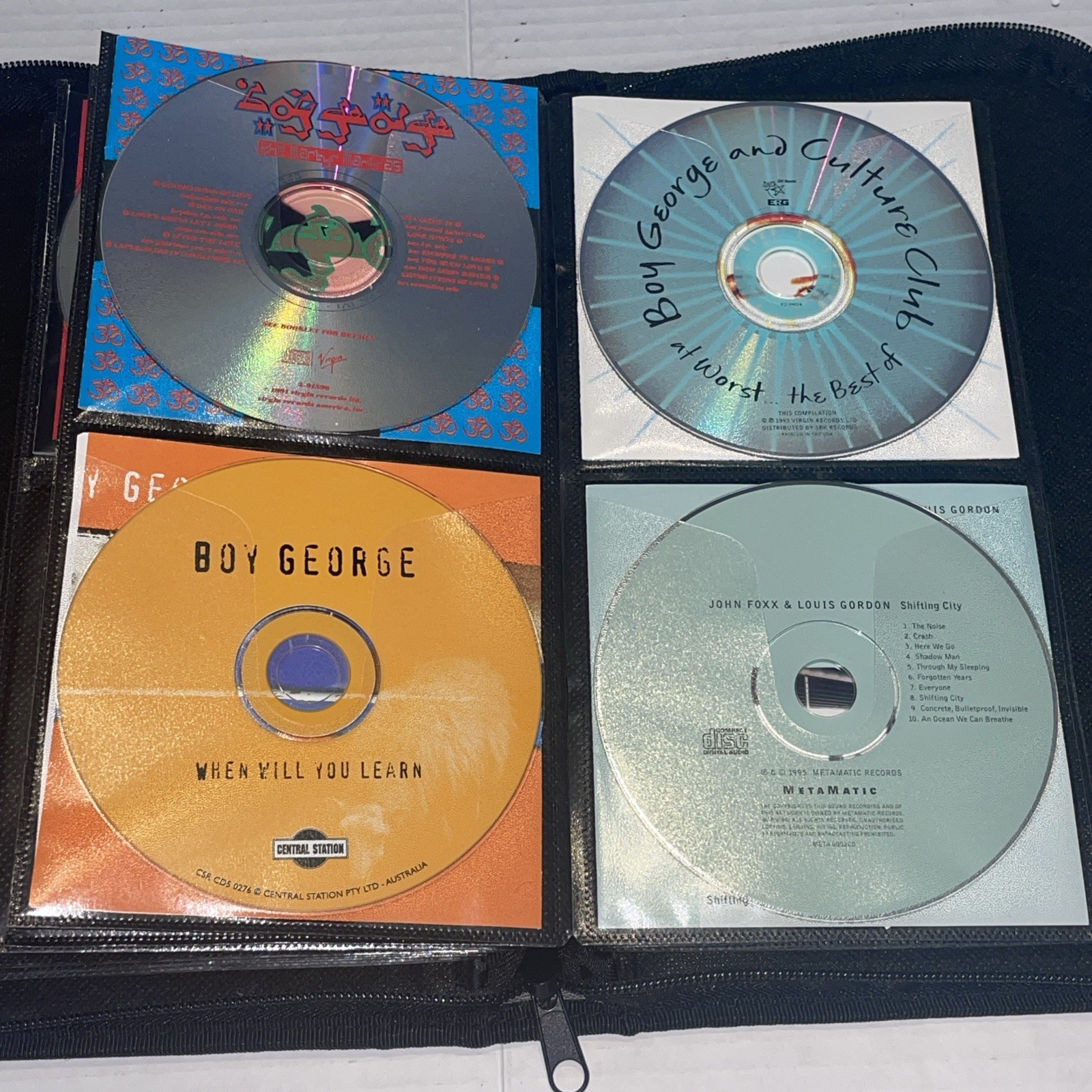 Binder W/ 38 CDs New Wave Synth Pop Duran Duran Boy George John Foxx TFF
