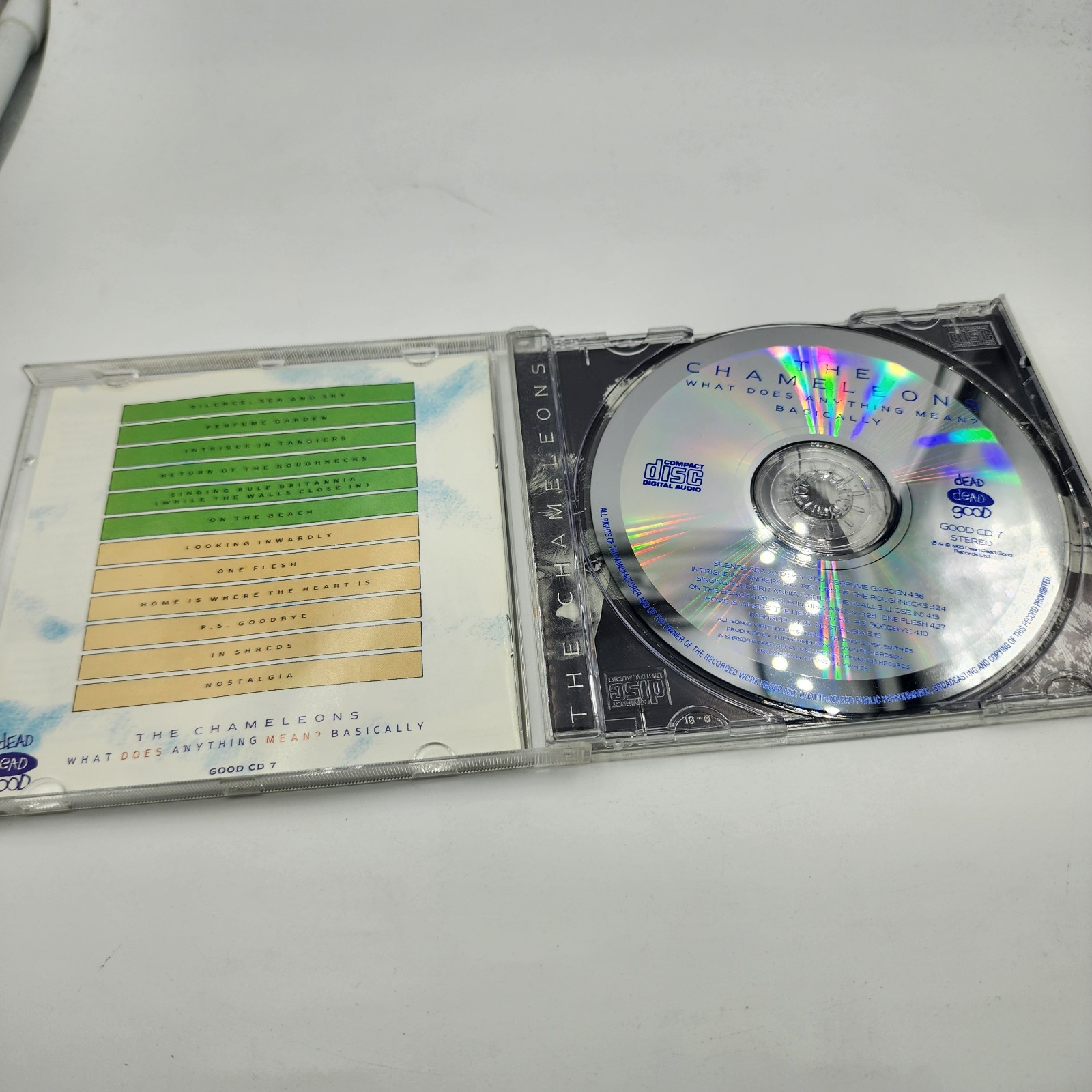 The Chameleons - What Does Anything Mea? Basically CD Dead Good 1995 *pre-owned